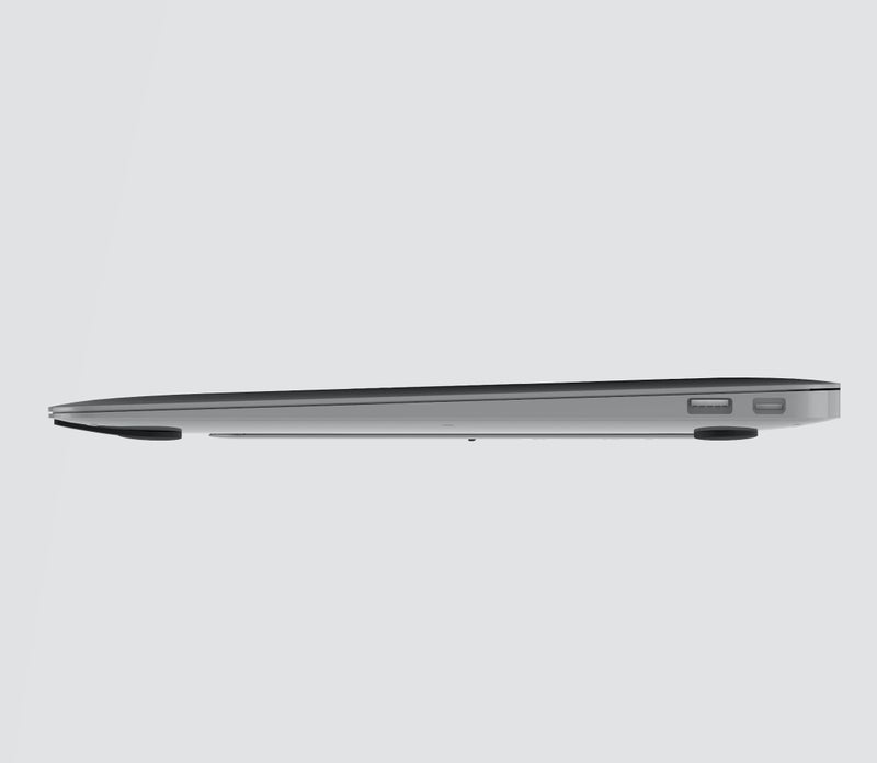 MAJEXTAND Paper-Thin Stand for MacBook  Laptop Riser  Slim Portable Ergonomic Ventilated Stand  6 Adjustable Heights from 2.1"" to 3.6""  Compatible with Laptops Up to 18   US Patented (Space Gray) - Image 3